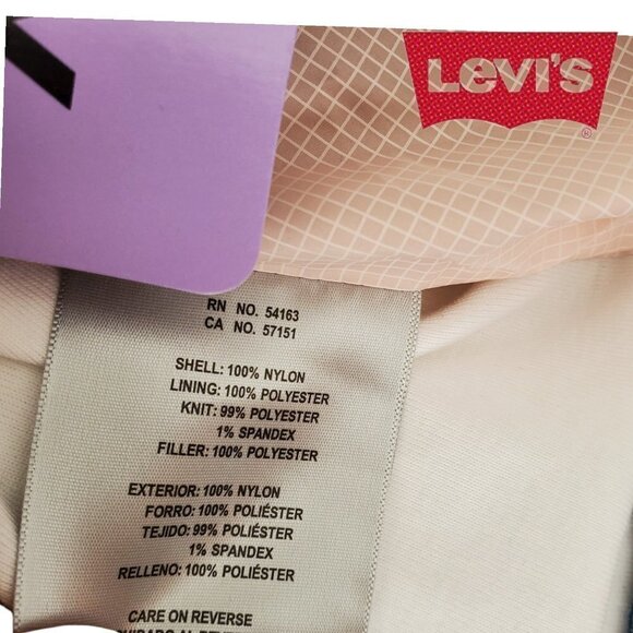 Levi's | Womens Lightweight Quilted Puffer Jacket | Black | XS - Picture 4 of 7